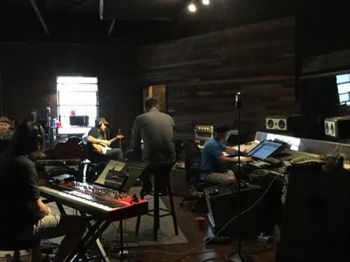 Working in the studio at South x Sea