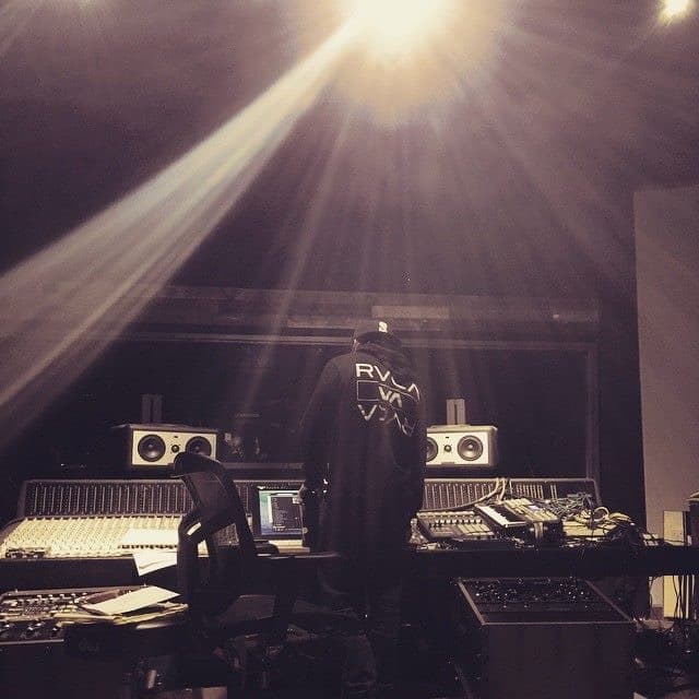 Brandon at the console in SXS Studio A
